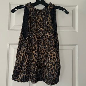 Zara leopard shirt